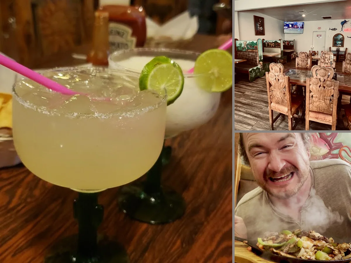 Mexican restaurant interior with warm, clean surroundings.